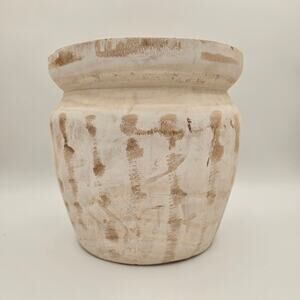 Rustic Distressed Wooden Dough Planter